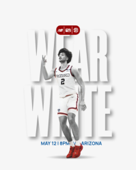 White Modern & Minimal Basketball Game Promotion Instagram Portrait template