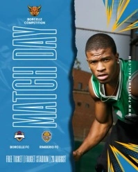 White Modern & Minimal Basketball Match Day Instagram Portrait template