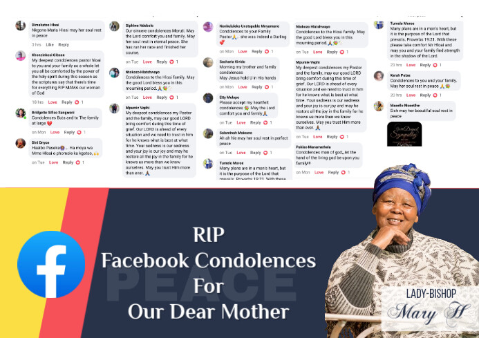 Printable Rip Poster White Modern & Minimal Bereavement Rip Condolences Poster A3 Template ...