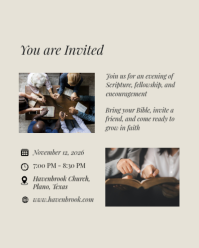 White Bible Study Instagram Portrait Template - Page 5