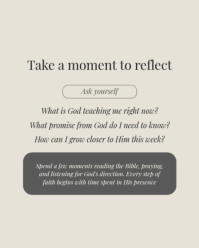 White Bible Study Instagram Portrait Template - Page 4