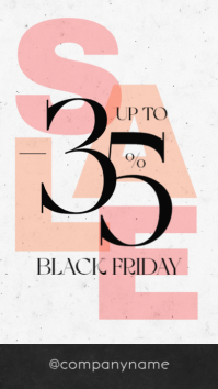 White Modern & Minimal Black Friday Instagram Story Template – Minimal Modern Sale Design Instagram