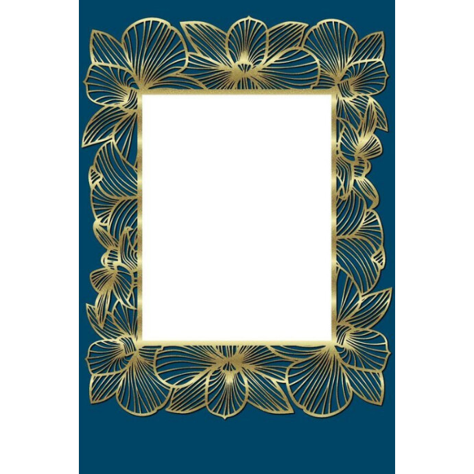 Plantilla de White Modern & Minimal Blue Photo Frame Design Instagram ...