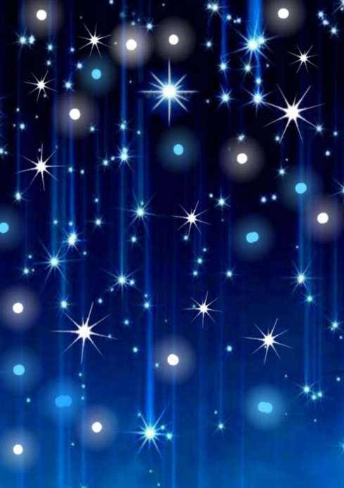 Copy of White Modern & Minimal Blue Sparkling Stars Background ...
