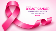 Bianco Breast Cancer Awareness Digitalt display Template