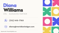 White Business Card Business Card Template - Page 1