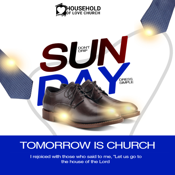Church Service Announcement Template | PosterMyWall