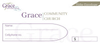 White Modern & Minimal Church Tithe Envelopes  Envelopes template