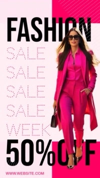 White Modern & Minimal Clothes Wear And Fashion Promotion Template Instagram Story