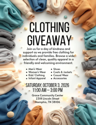 Hvid Clothing Giveaway Flyer Template