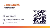White Modern & Minimal corporate Business Card design template
