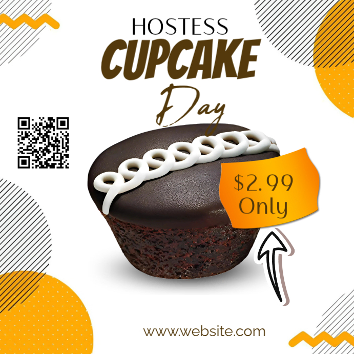 Plantilla de White modern & minimal cupcake promotion instagram post ...