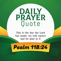 White Modern & Minimal Daily Prayer Quote Logo template