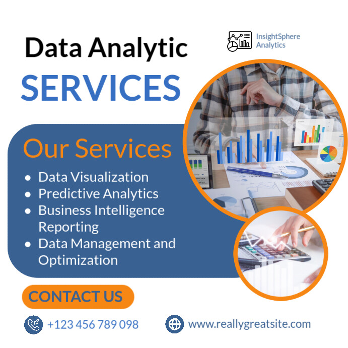 White Modern & Minimal Data Analytics Instagram Post Template ...
