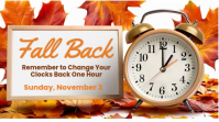 White Daylight Saving Time Reminder Цифровой дисплей Template
