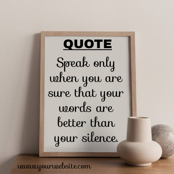 Copy of White Modern & Minimal Design Quote Instagram Post | PosterMyWall