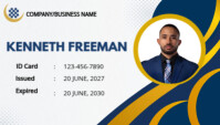 Putih White Modern & Minimal Editable Dual-purpose Card Design For Business And Identification Business Ca Business Card Template