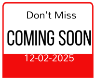 White Event Announcement Medium Rectangle Template