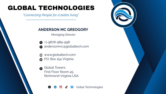 Copy of White Modern & Minimal Executive Business Vis | PosterMyWall