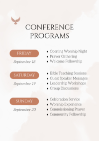 Putih Faith Conference A4 Template - Page 3