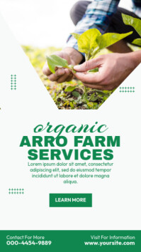 Blanc Organic Farm Services Instagram Story Template
