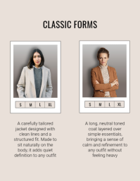 White Modern & Minimal Fashion Catalog Flyer Folder (US Letter) template - Page 3