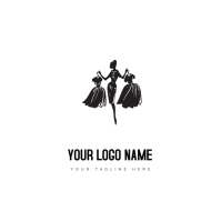 White Modern & Minimal Fashion Logo Logo Logotyp template