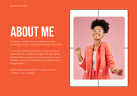 White Fashion Stylist & Creative Consultant A4 Template - Page 2
