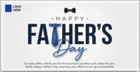 Weiß Father's Day Facebook begivenhed cover Template
