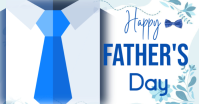 White Modern & Minimal Father's Day Facebook Shared Image template