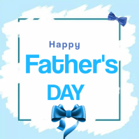 White Modern & Minimal Father's Day Instagram Post template