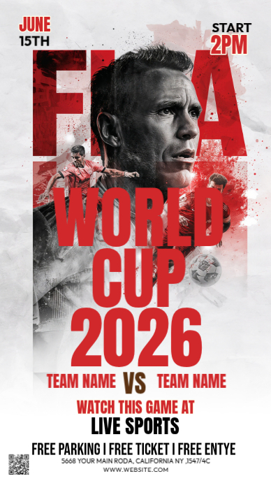 Fifa World Cup Facebook Story Template | PosterMyWall