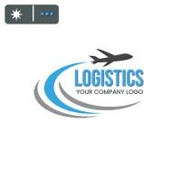 White Modern & Minimal Flight Logo  Logo Ilogo template