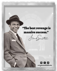White Modern & Minimal Frank Sinatra Quotes Instagram Portrait template