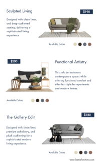 White Furniture Catalogue US Legal Template - Page 3