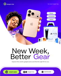 Blanco Gadget Promotion Instagram Portrait Template