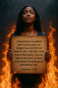 White Modern & Minimal Galatians 2:20 Today's Bible Verse Inspiration  Pinterest Graphic template