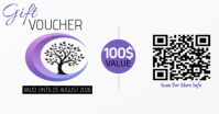 Hvid Gift Voucher Facebook Shared Image Template