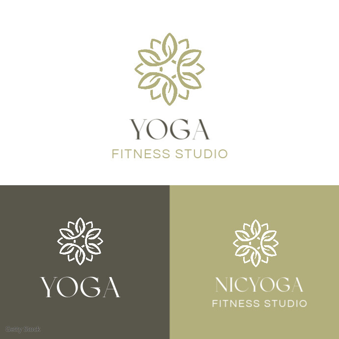 White Modern & Minimal Gold Black Minimal Flower Logo Icon Template Design 2025 2026 2027 2028 2029 Logótipo