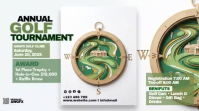 Hvid Golf Tournament งานแสดงผลงานแบบดิจิทัล Template