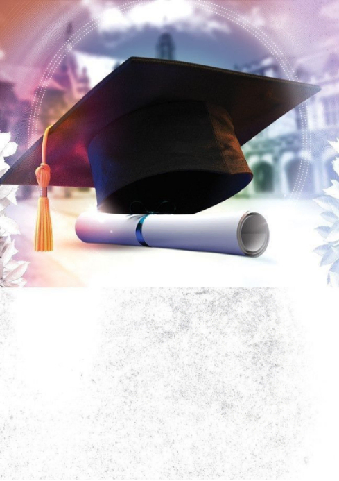 White Modern & Minimal Graduation A4 Template | PosterMyWall
