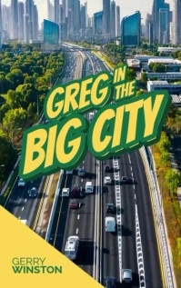 White Modern & Minimal Greg In The Big City Kindle/book Covers template