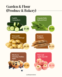 White Grocery Store Promotion Instagram Portrait Template - Page 2