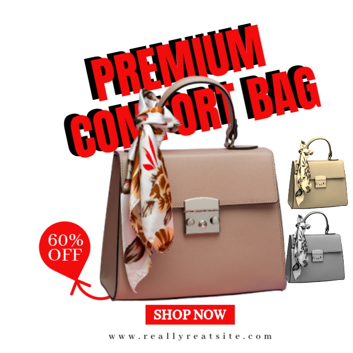 White Modern & Minimal Handbag Sale Instagram Post Template | PosterMyWall