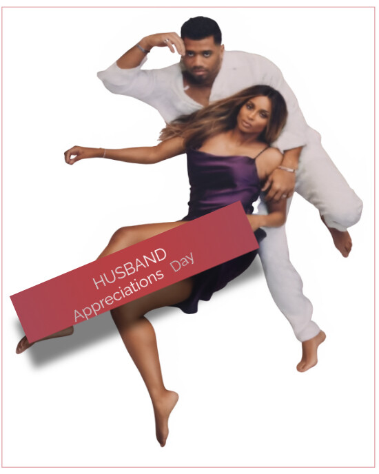 White Modern & Minimal Husband Appreciation Day  Instagram Portrait template