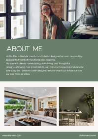 White Interior Design Portfolio A4 Template - Page 2