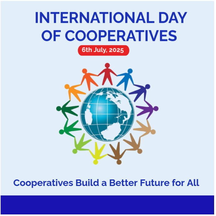 White Modern & Minimal International Day Of Cooperatives  Instagram Post template