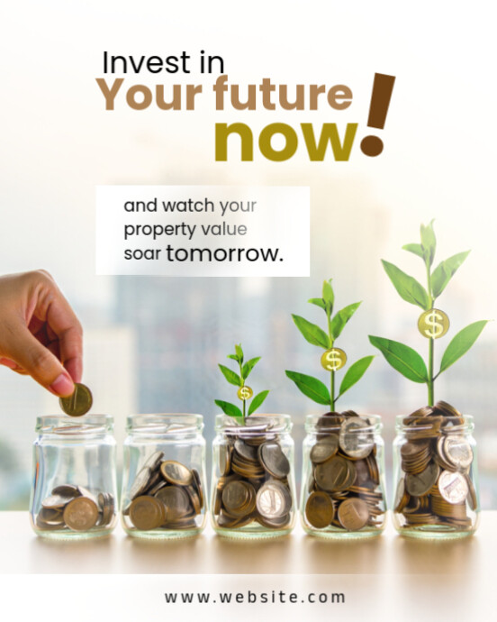 Copy of White Modern & Minimal Invest In Your Future Now Financial