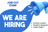 White Job Recruitment Poster Template