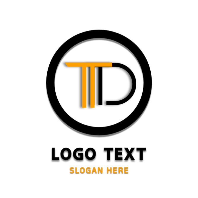 White Modern & Minimal Letter Circle Logo Template | PosterMyWall